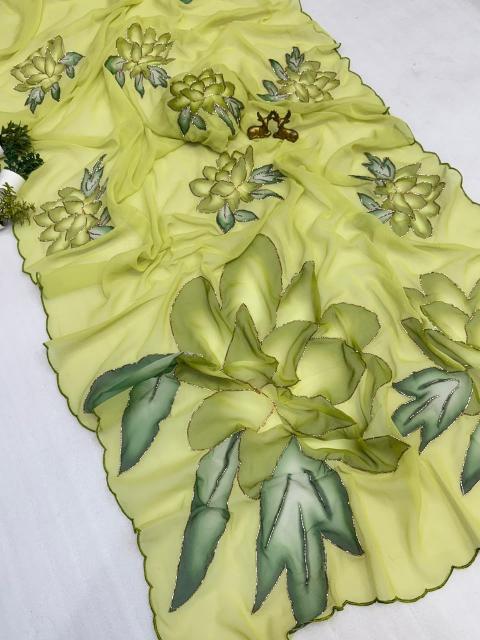 Svara floral digital print wholesale sarees in india